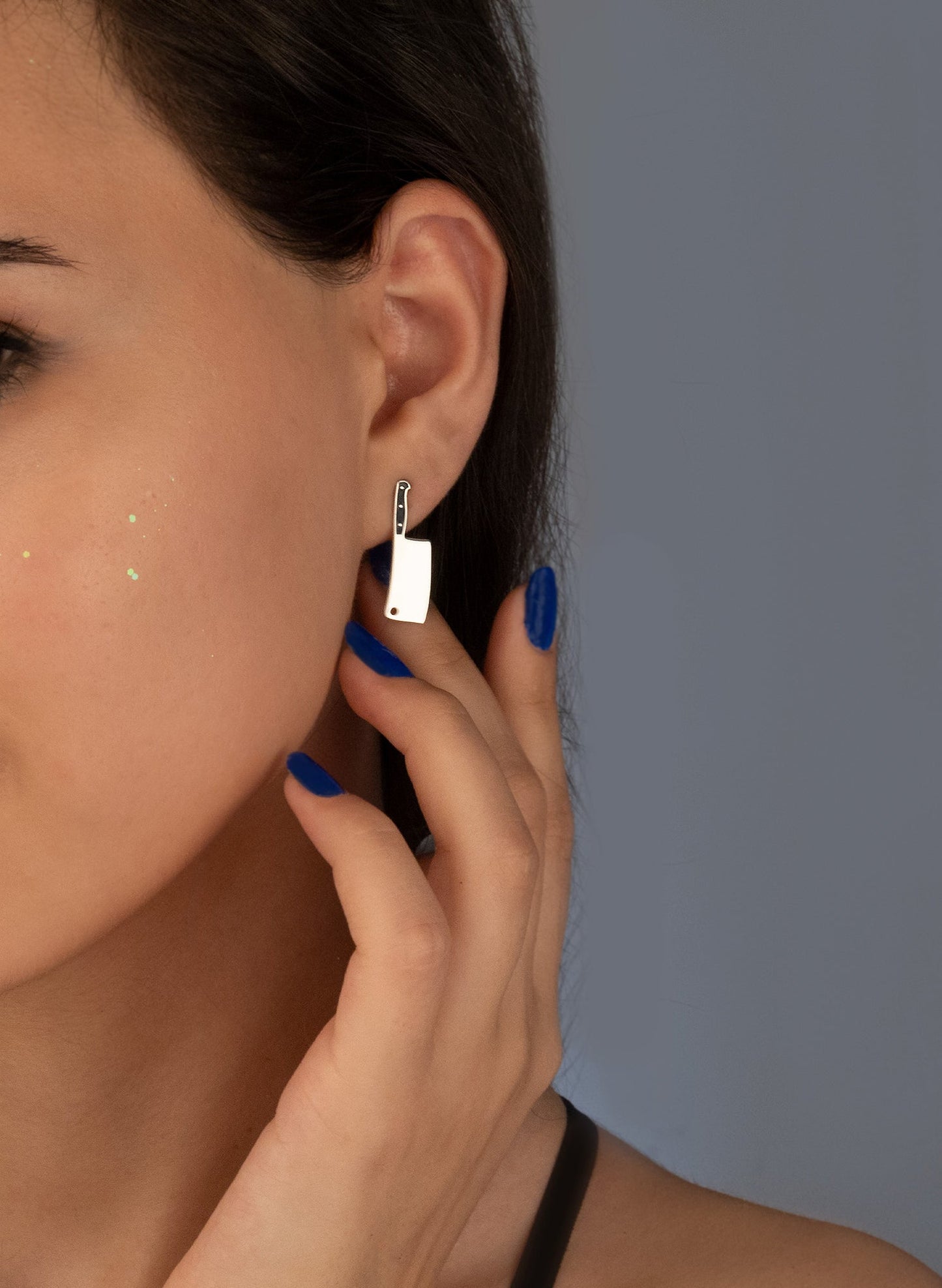 Knife Earrings - Bloody Ax Earrings - Cleaver Earrings - Halloween Jewelry