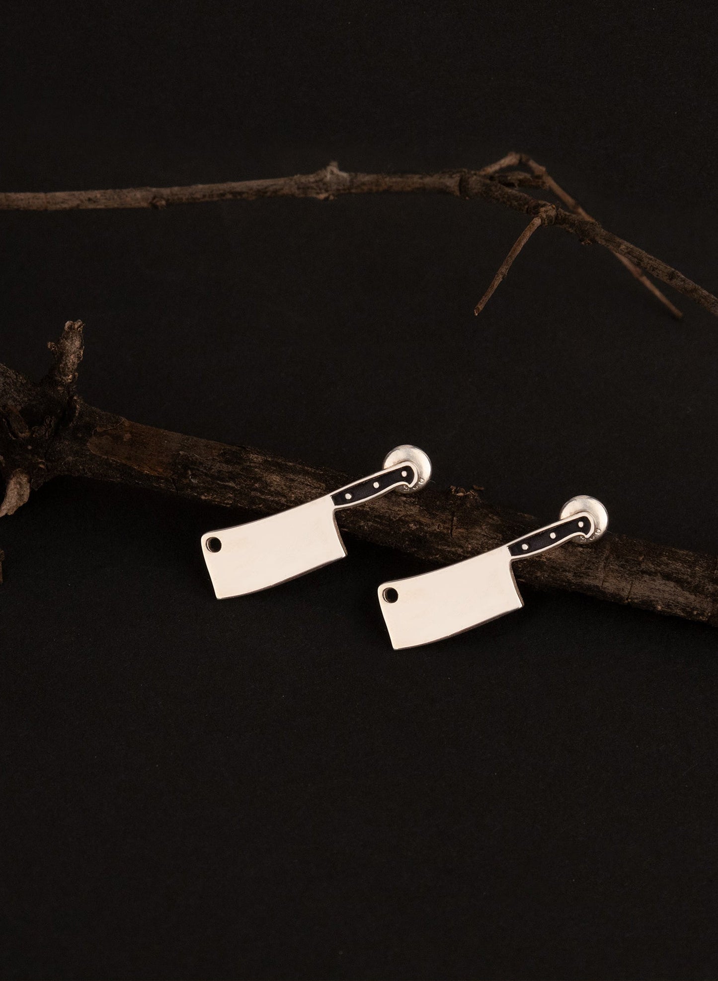 Knife Earrings - Bloody Ax Earrings - Cleaver Earrings - Halloween Jewelry