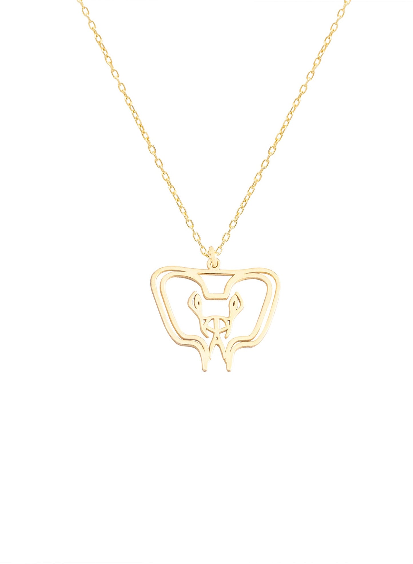 925 Sterling Silver Egypt Jewelry Apophis Necklace