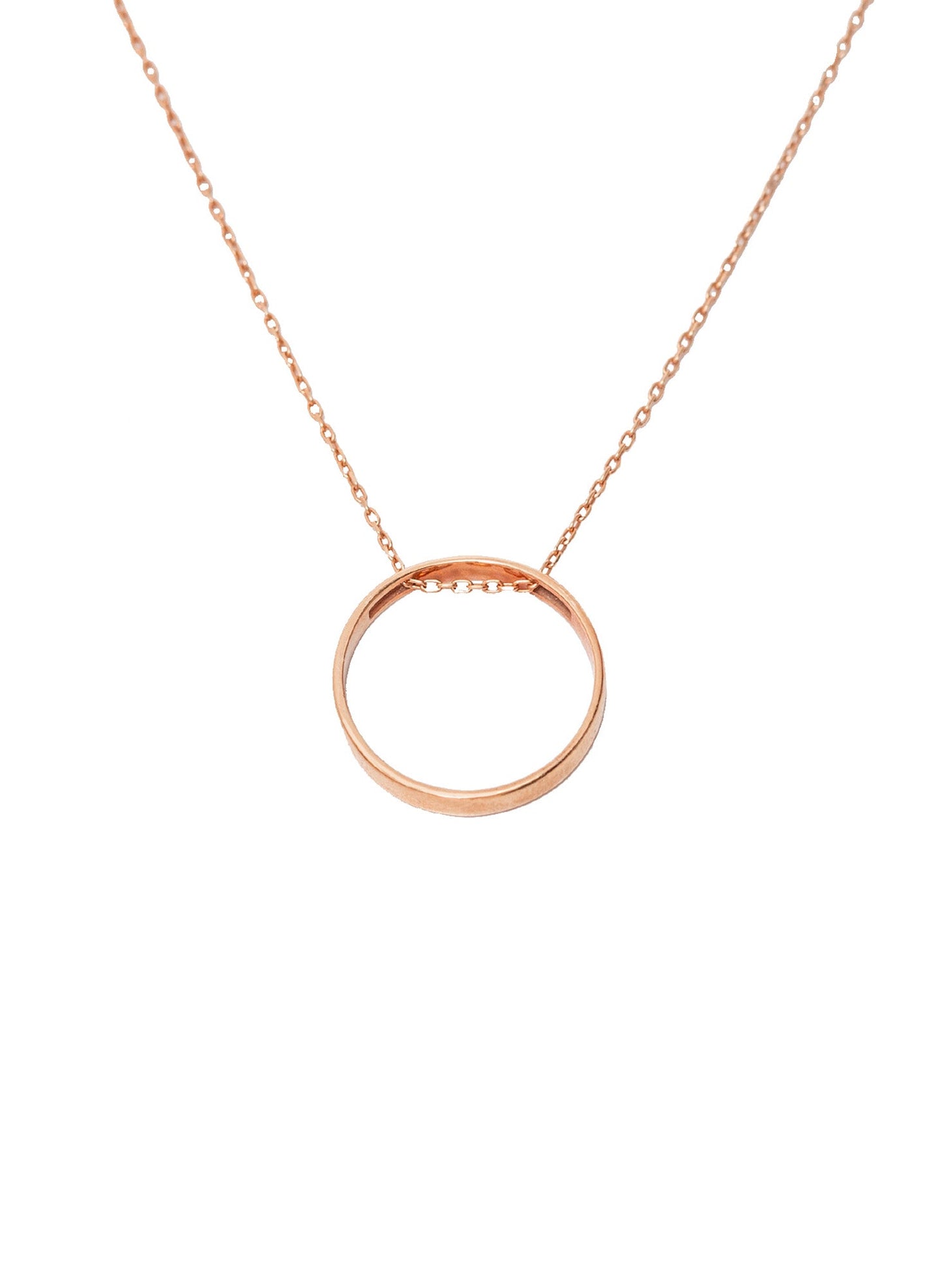 925 Sterling Silver Inner Circle Necklace