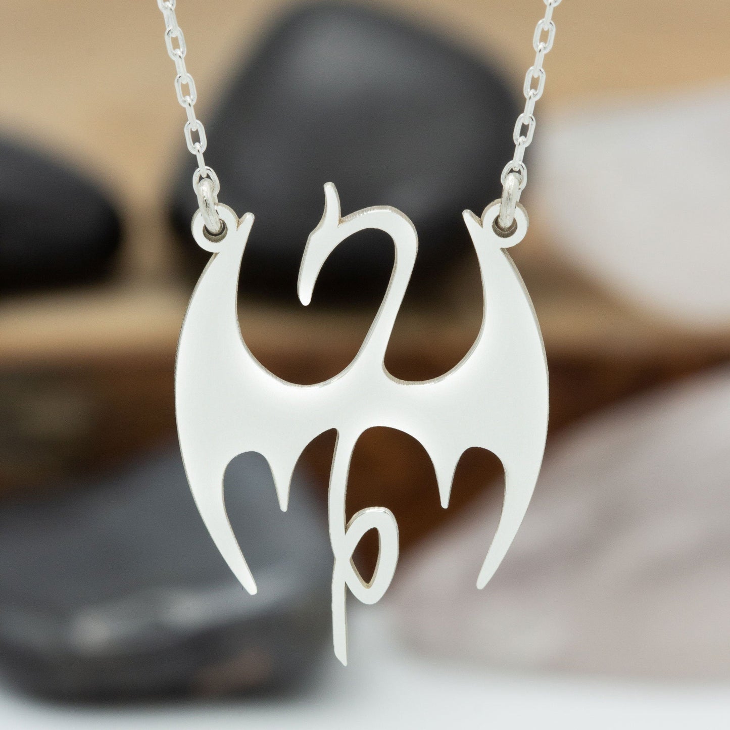 925 Sterling Silver Iron Fist Logo Necklace