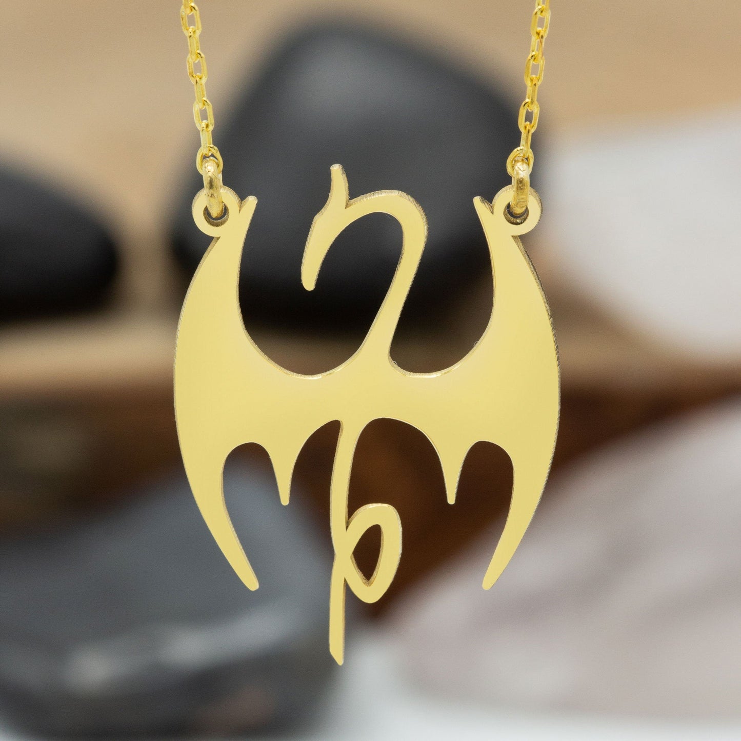 925 Sterling Silver Iron Fist Logo Necklace