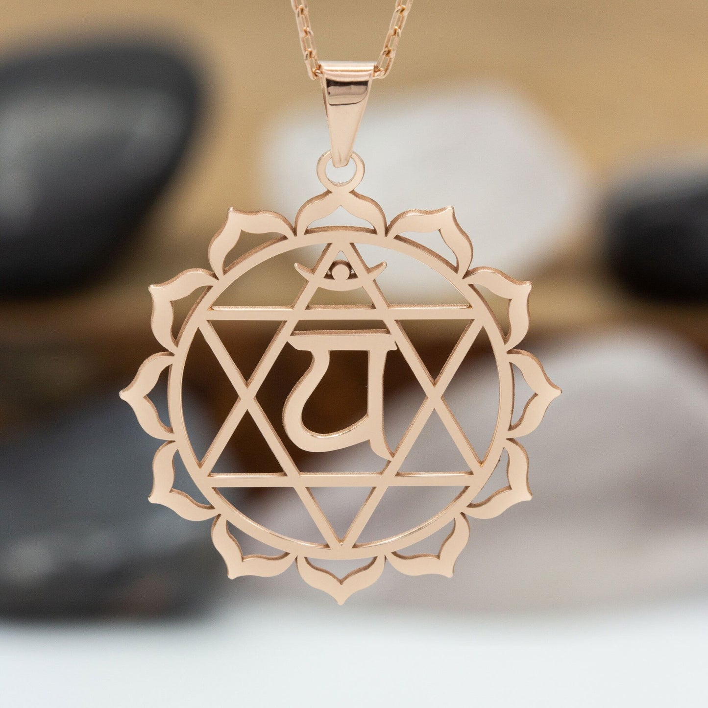 925 Sterling Silver Anahata Chakra Necklace
