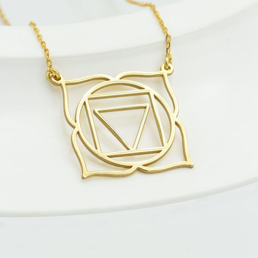 925 Sterling Silver Root Chakra Necklace