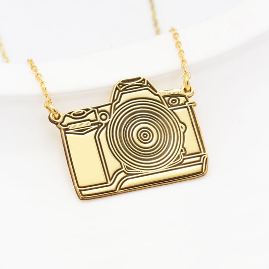 925 Sterling Silver Camera Neclace