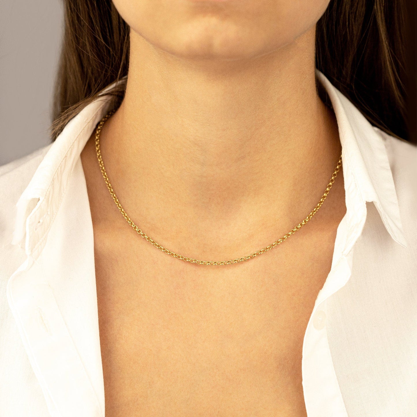 925 Sterling Silver 1.3mm / 2.8mm Doc Chain Necklace