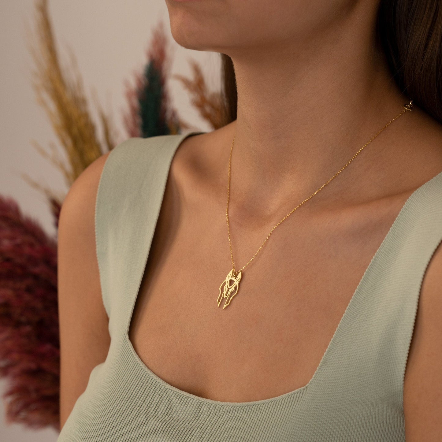 925 Sterling Silver Egypt Jewelry Anubis Necklace