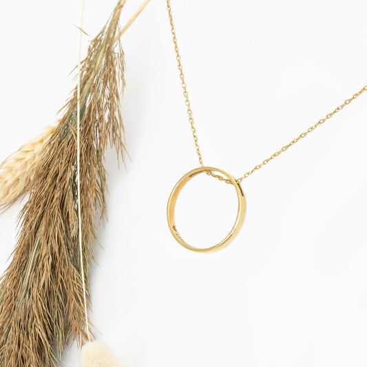 925 Sterling Silver Inner Circle Necklace