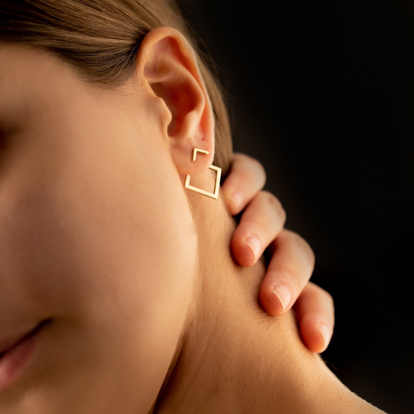 925 Sterling Silver Ear Jacket Earrings