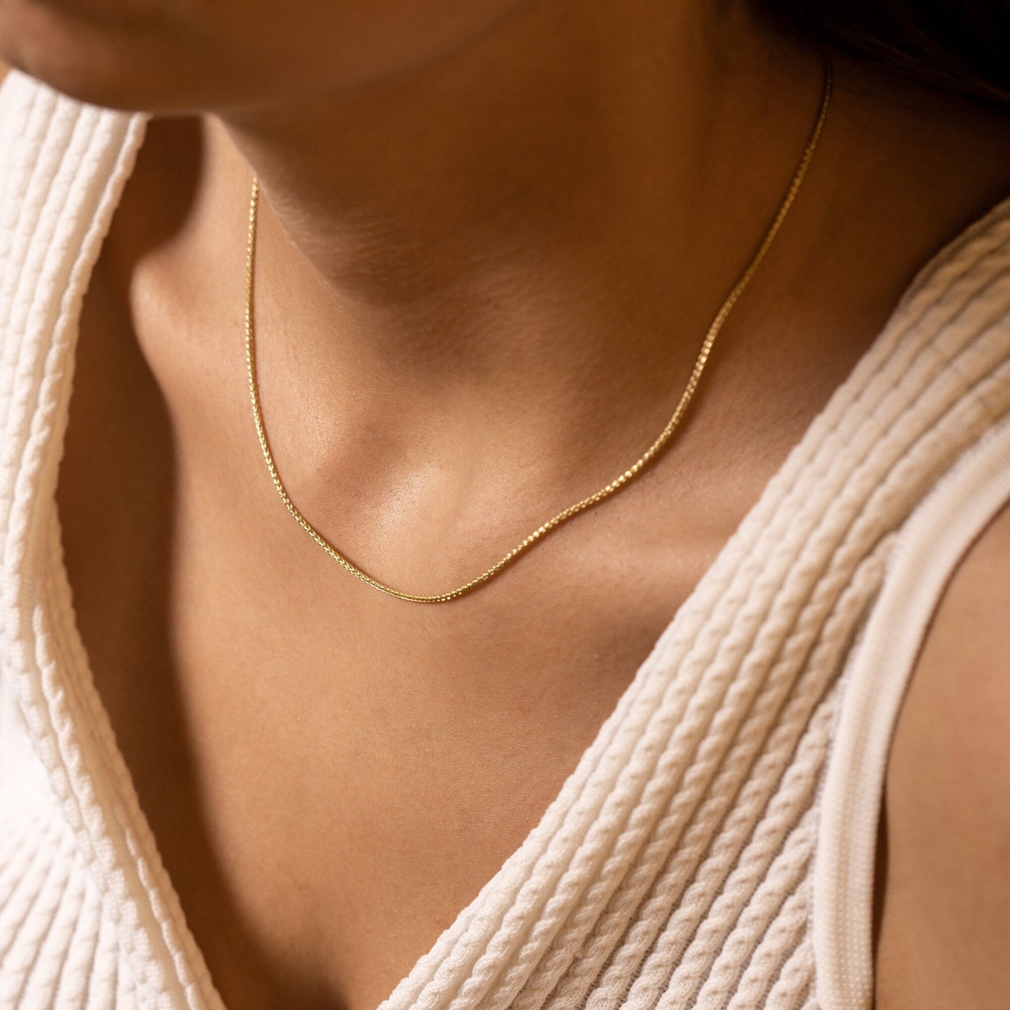 925 Sterling Silver Spiga Sterling Silver Necklace