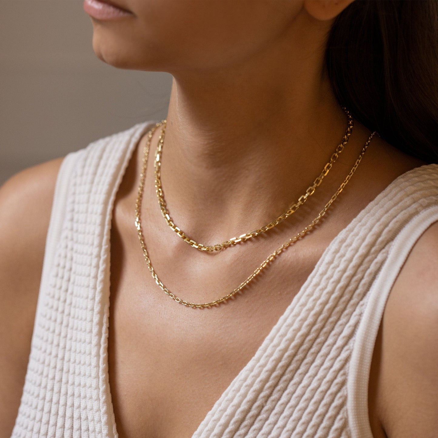925 Sterling Silver Bold Link Chain Necklace