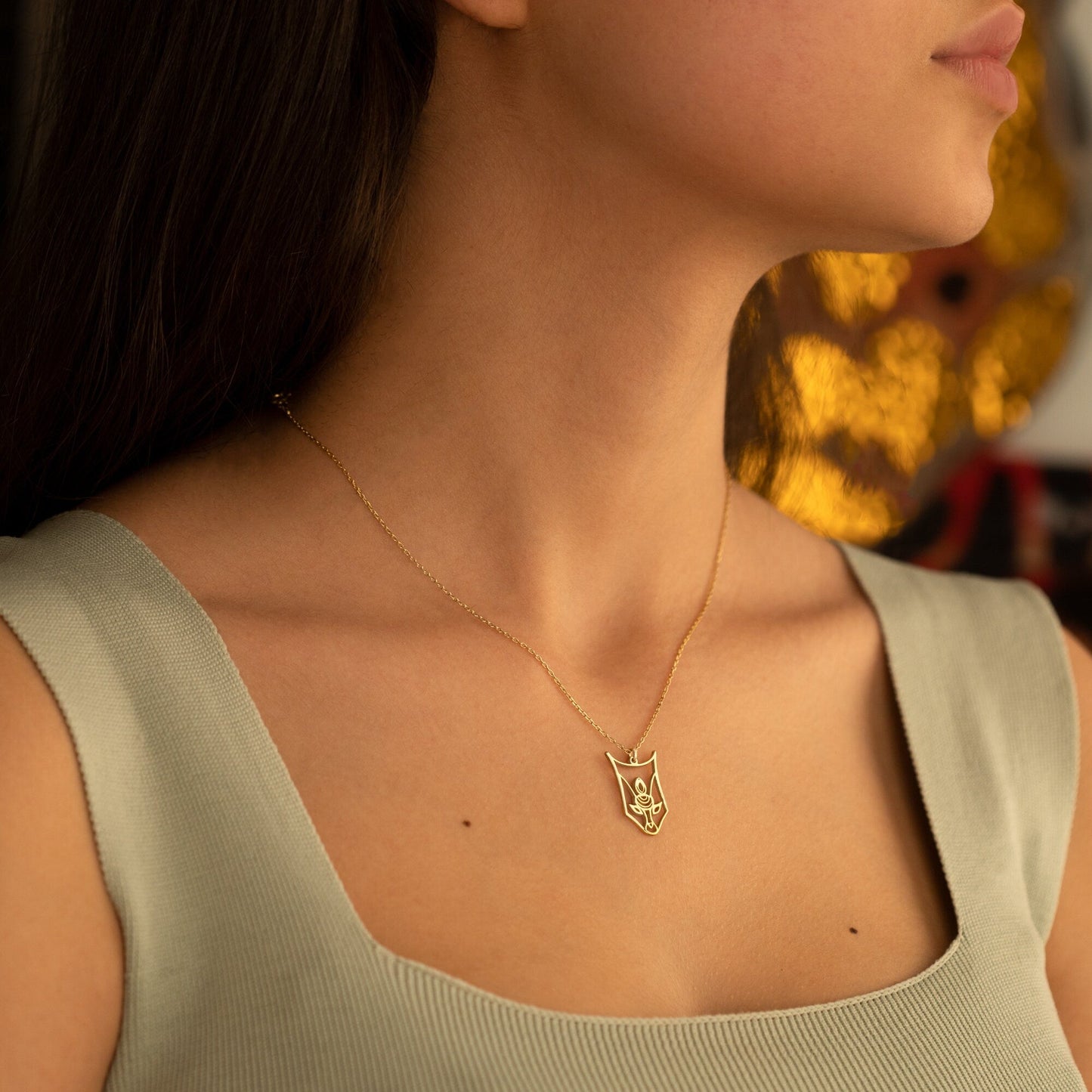 925 Sterling Silver Egypt Jewelry Bastet Necklace