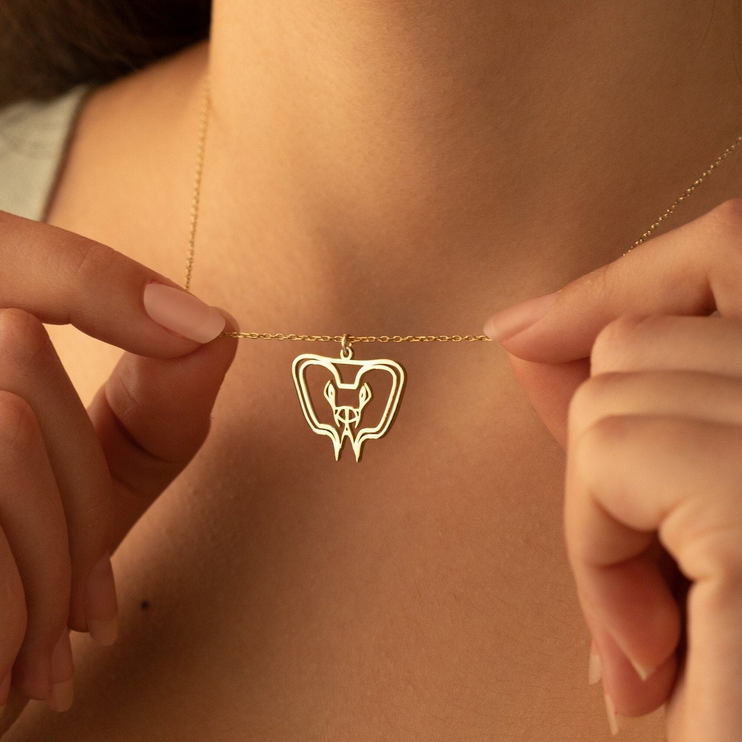 925 Sterling Silver Egypt Jewelry Apophis Necklace