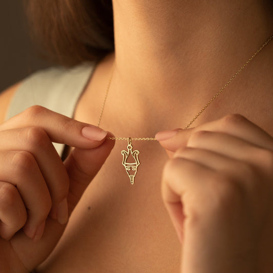 925 Sterling Silver Egypt Jewelry Osiris Necklace