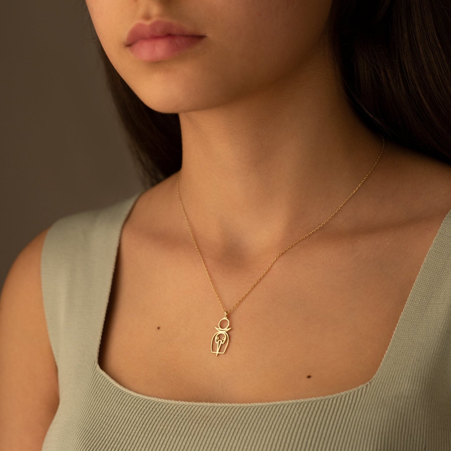 925 Sterling Silver Egypt Jewelry Thoth Necklace