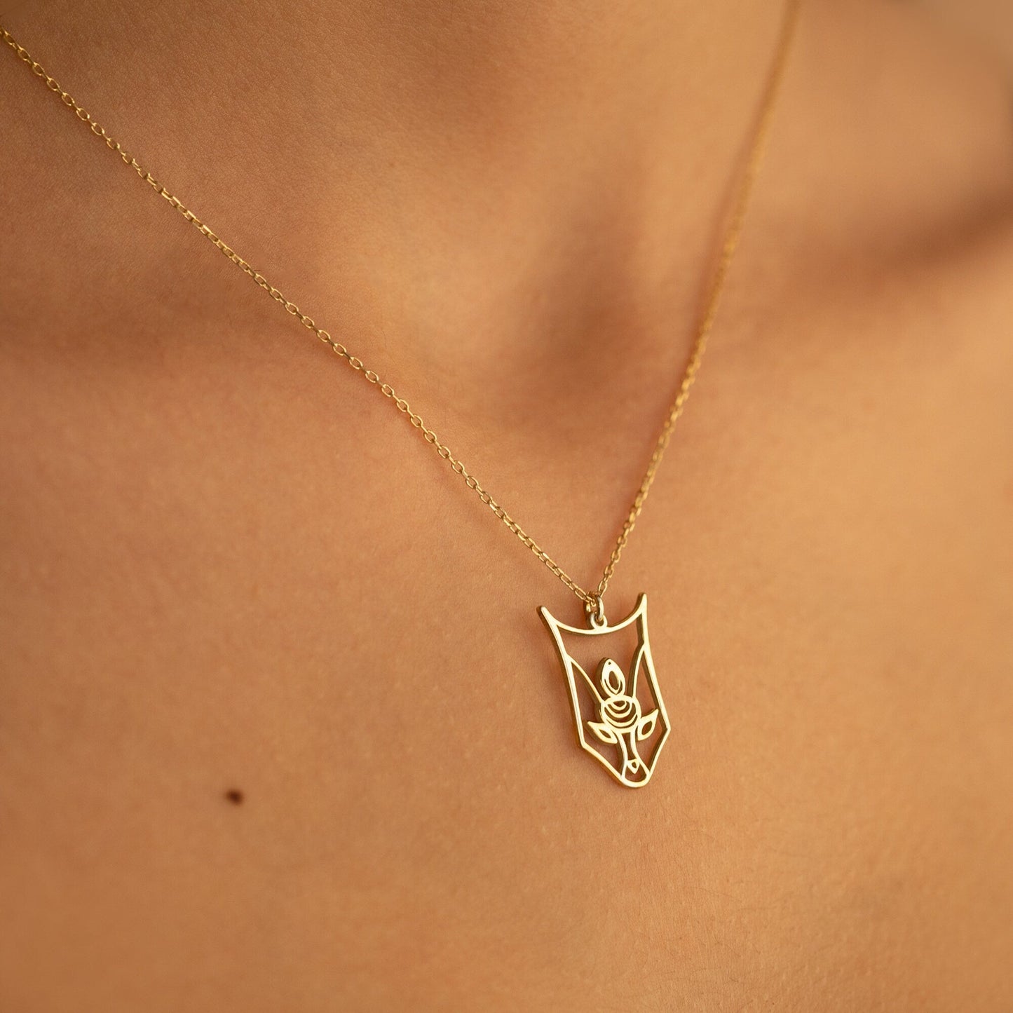 925 Sterling Silver Egypt Jewelry Bastet Necklace