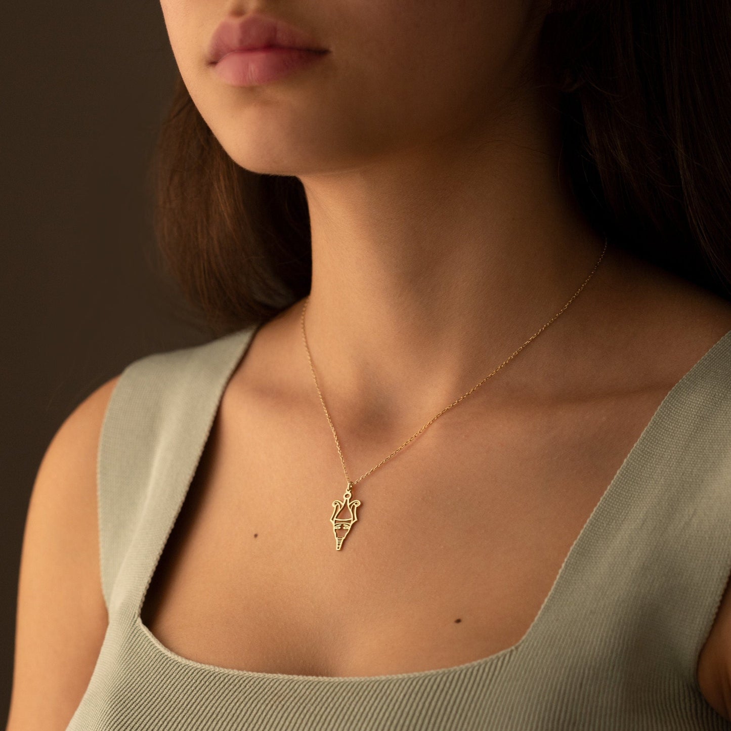 925 Sterling Silver Egypt Jewelry Osiris Necklace