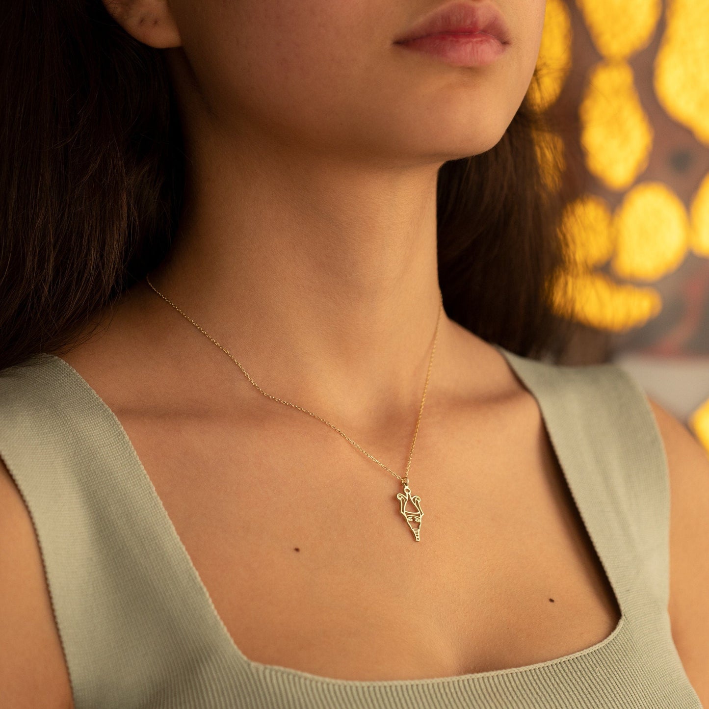 925 Sterling Silver Egypt Jewelry Osiris Necklace