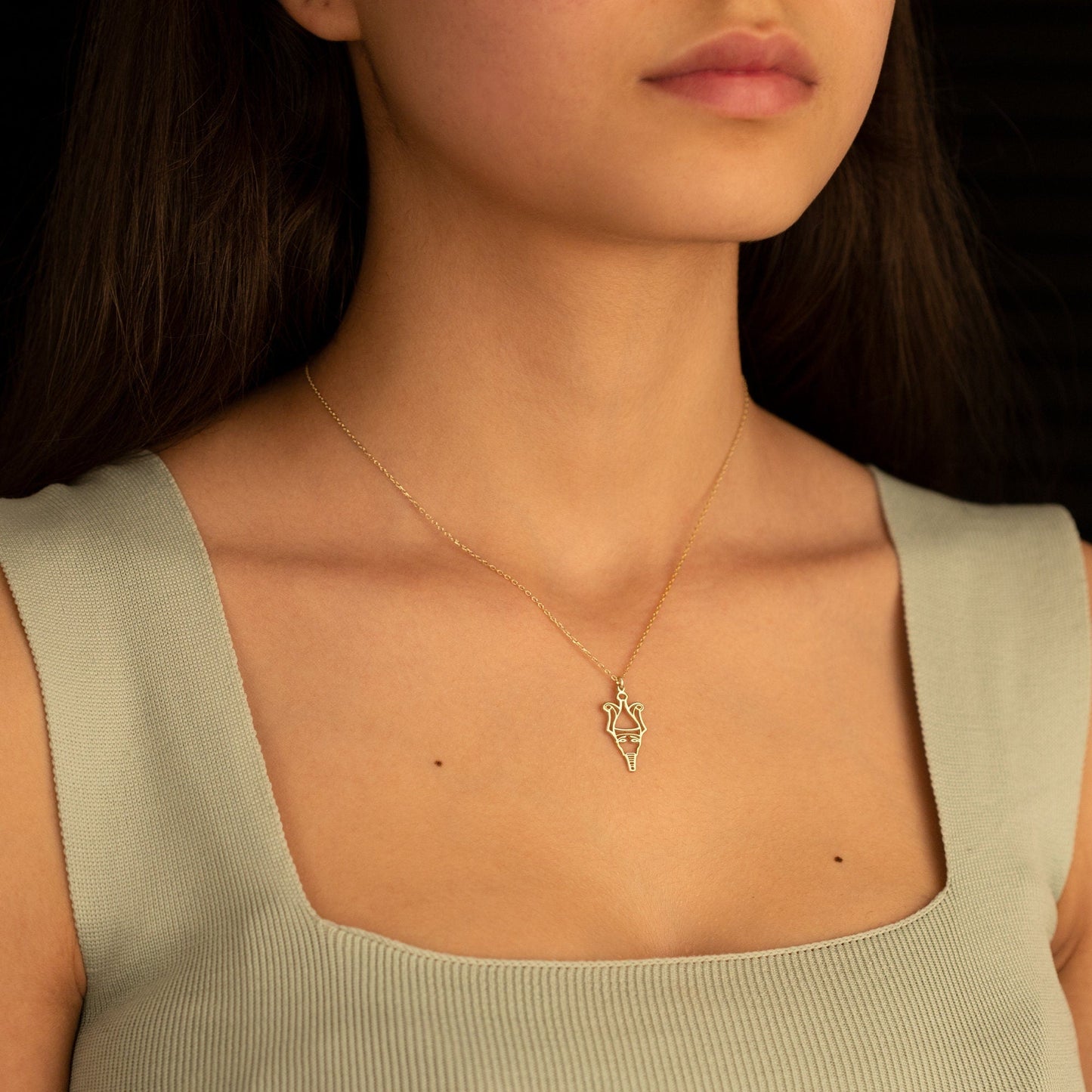 925 Sterling Silver Egypt Jewelry Osiris Necklace