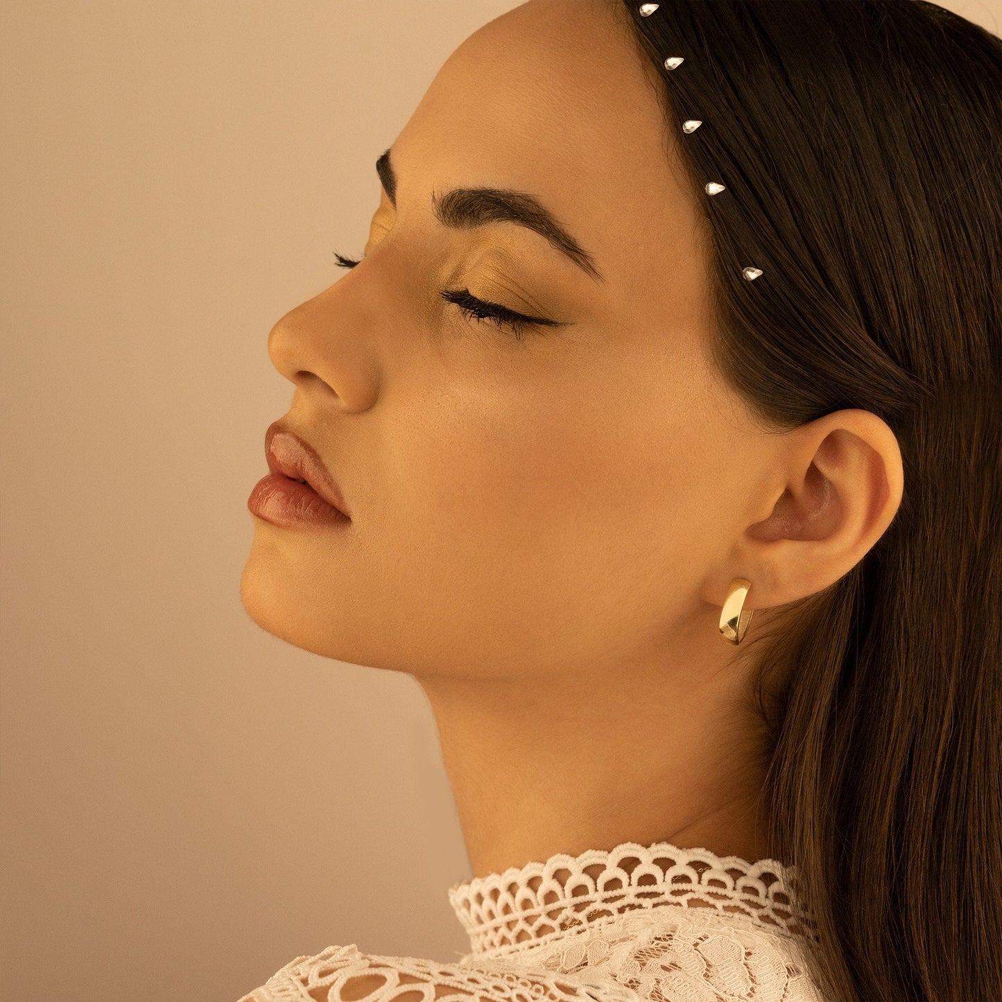 925 Sterling Silver 18mm Thick Big Hoop Huggie Earrings