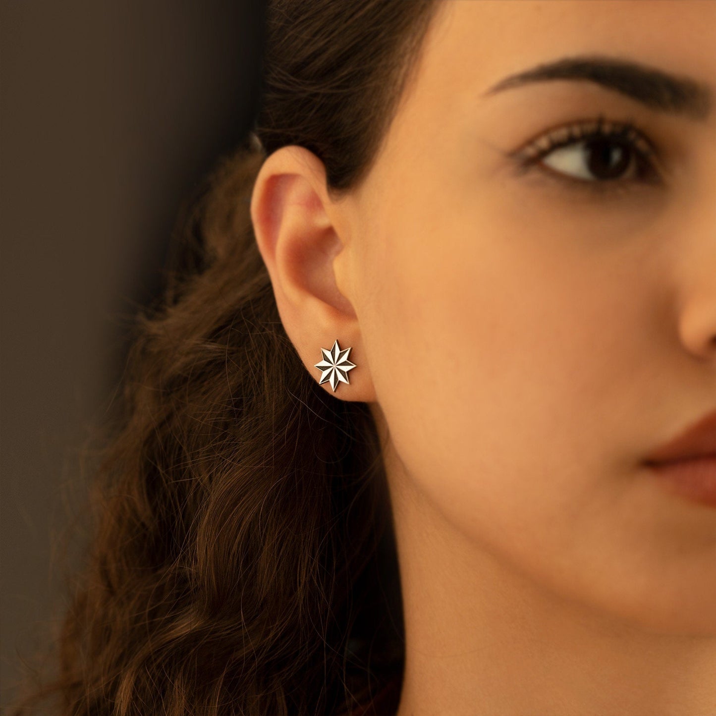 925 Sterling Silver Star Earring for Women