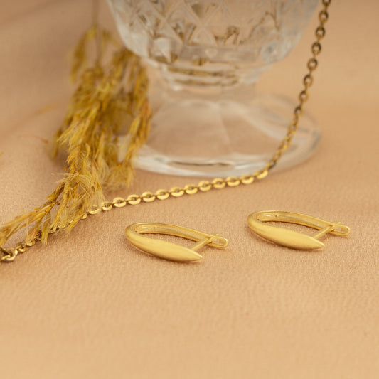 925 Sterling Silver Oval Hoop Earrings Huggie