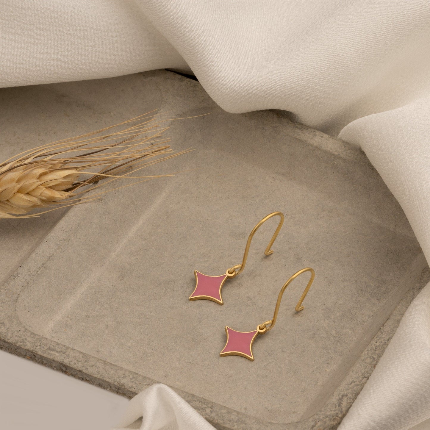 925 Sterling Silver Shining Star Earring