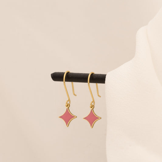 925 Sterling Silver Shining Star Earring
