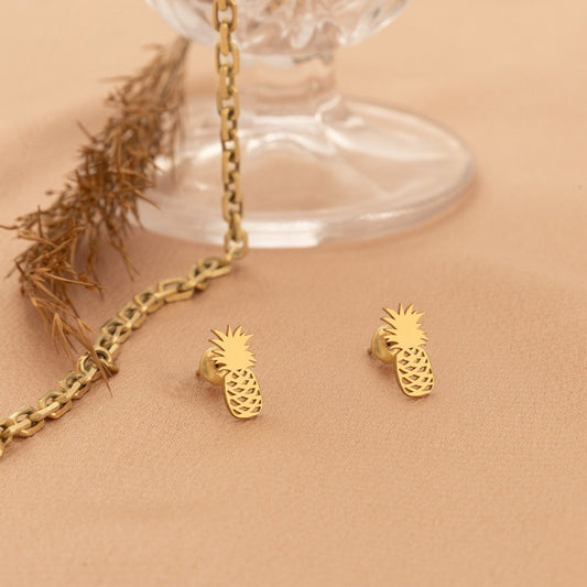 925 Sterling Silver Pineapple Earrings