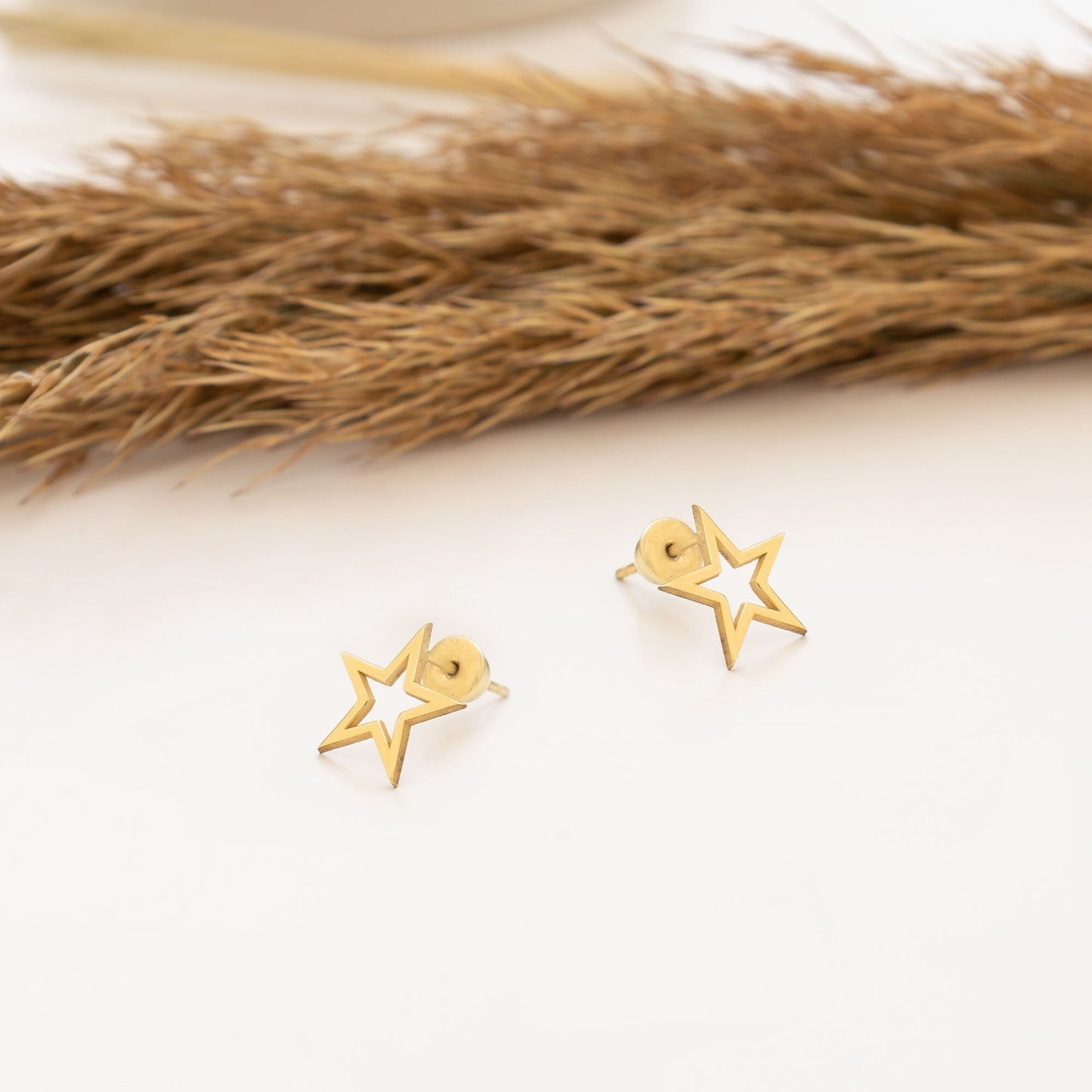 925 Sterling Silver Fallen Star Earrings