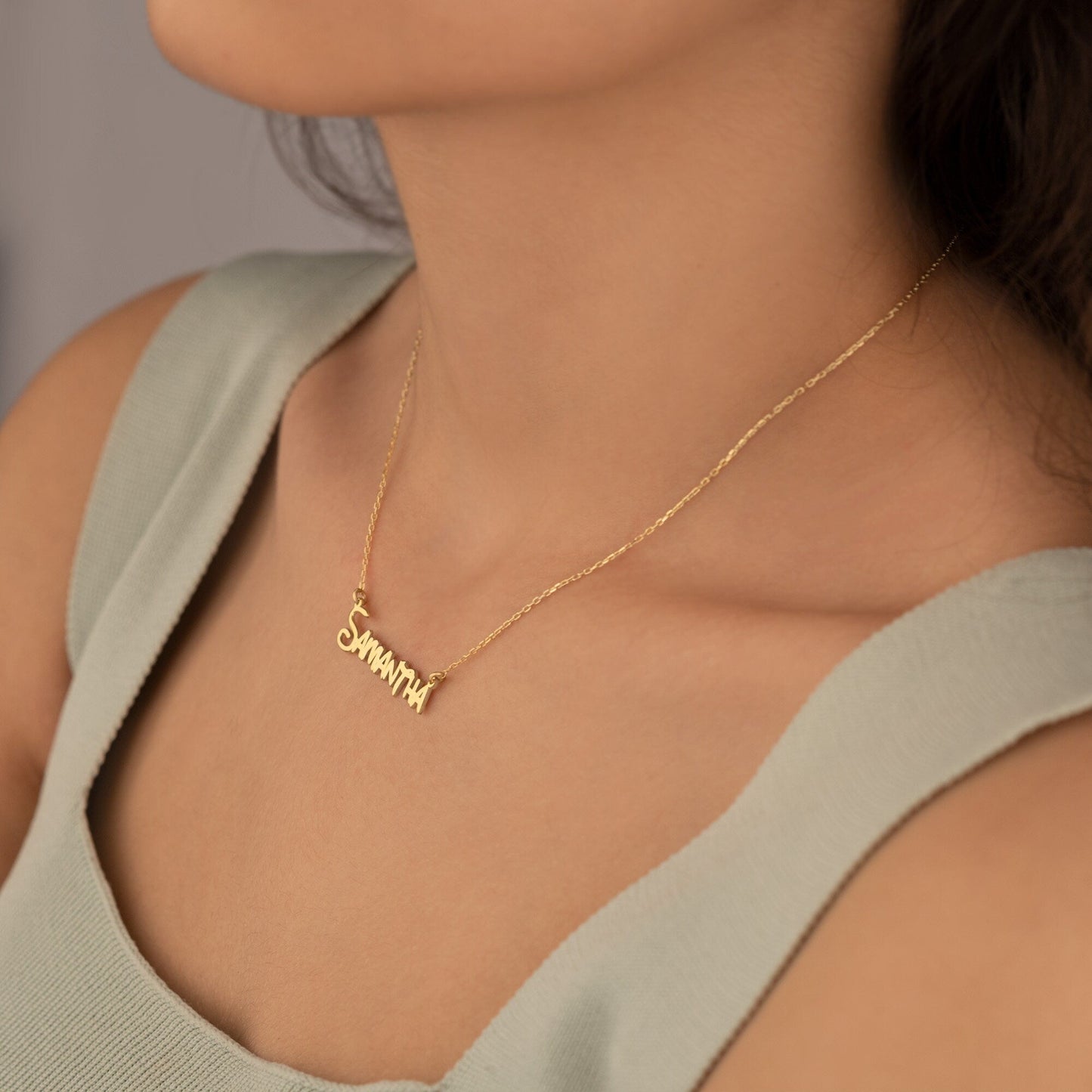 925 Sterling Silver Personalized Disney Name Necklace