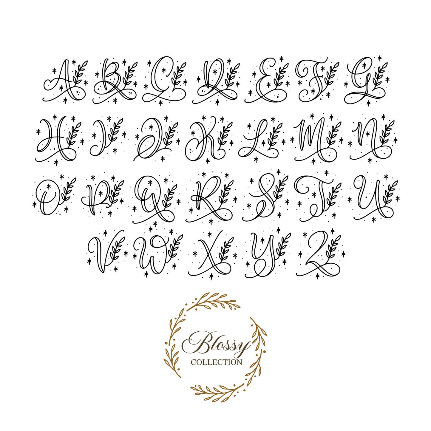 925 Sterling Silver Personalized Initial Letter Dangle Earrings