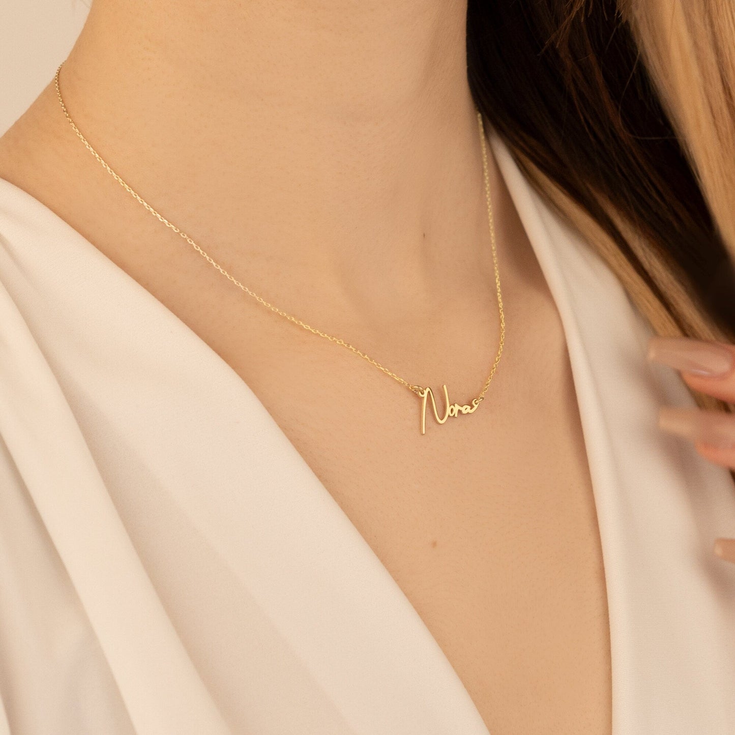 925 Sterling Silver Custom Name Necklace