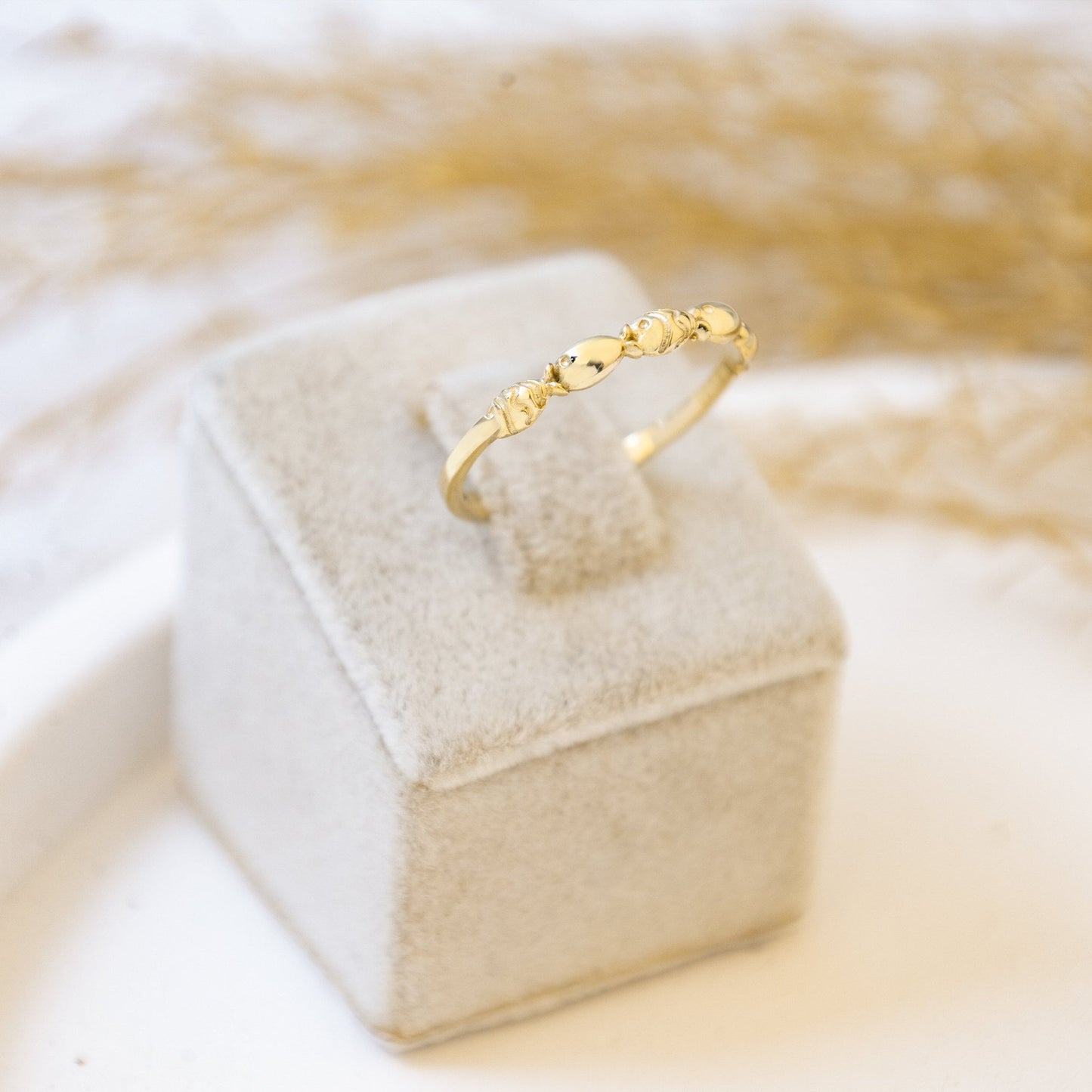 925 Sterling Silver Swimming Fish Ring