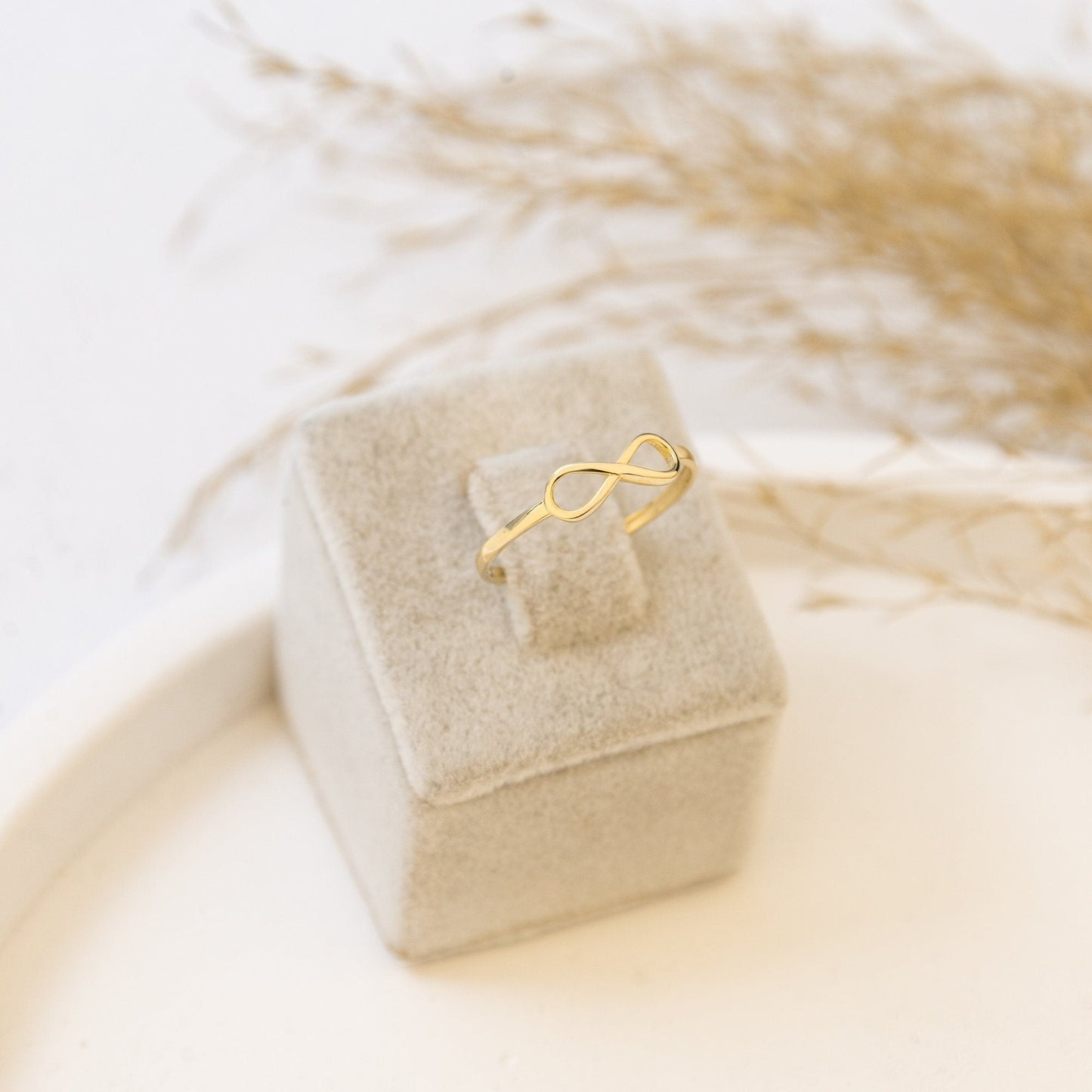 925 Sterling Silver Dainty Infinity Ring