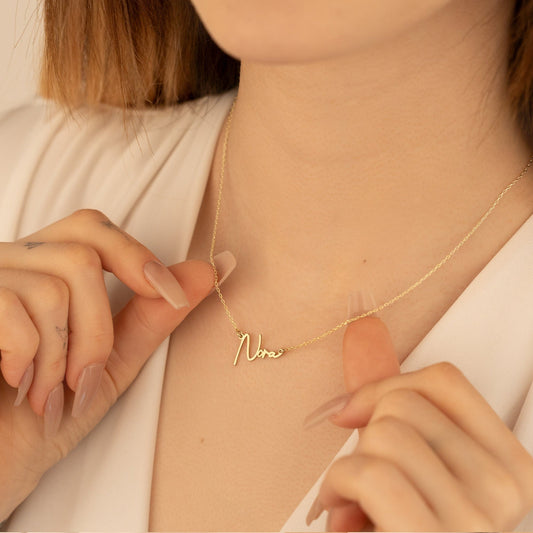 925 Sterling Silver Custom Name Necklace