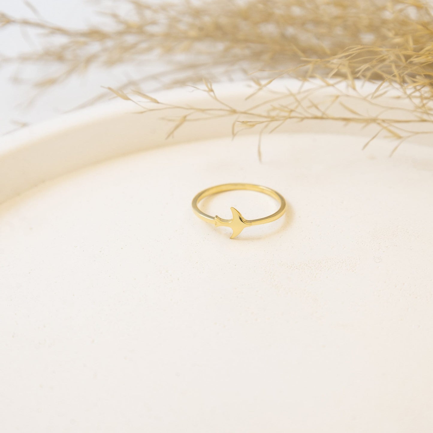 925 Sterling Silver Tiny Bird Ring