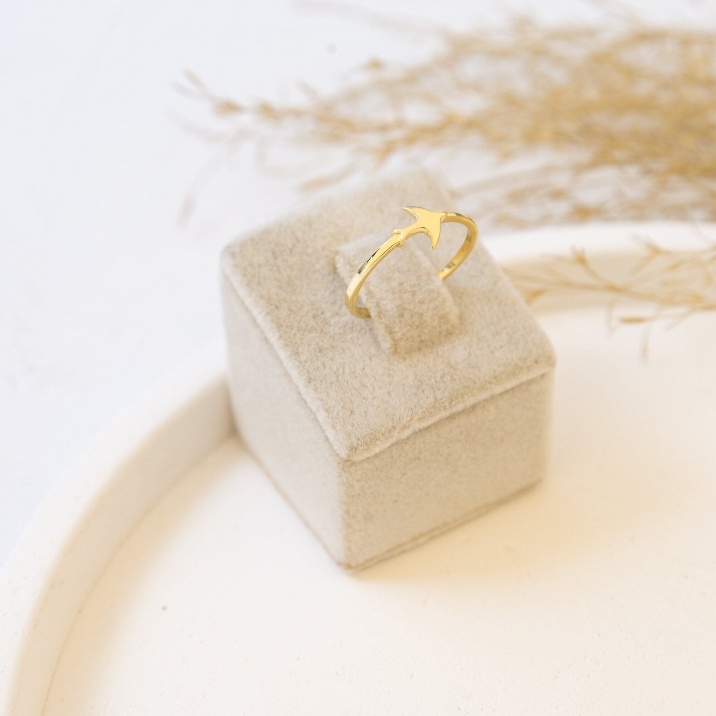 925 Sterling Silver Tiny Bird Ring