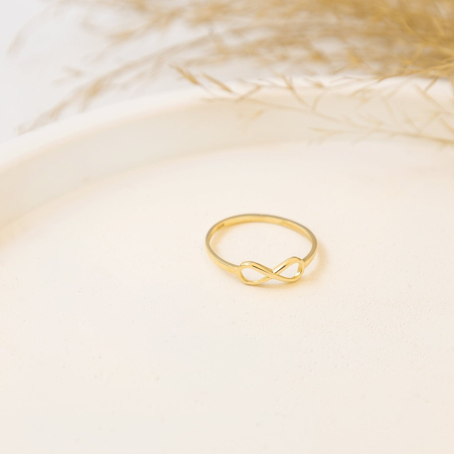 925 Sterling Silver Dainty Infinity Ring