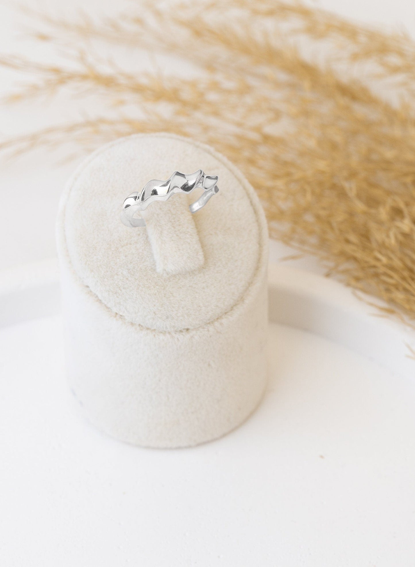 925 Sterling Silver Vintage Twisted Retro Style Ring