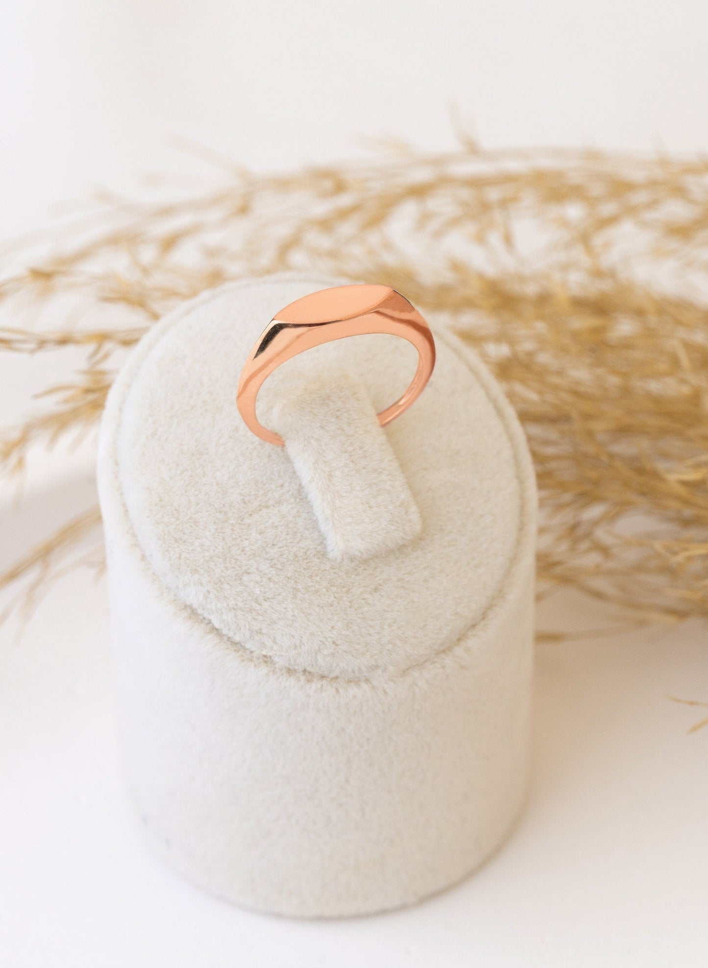 925 Sterling Silver Oval Signet Ring