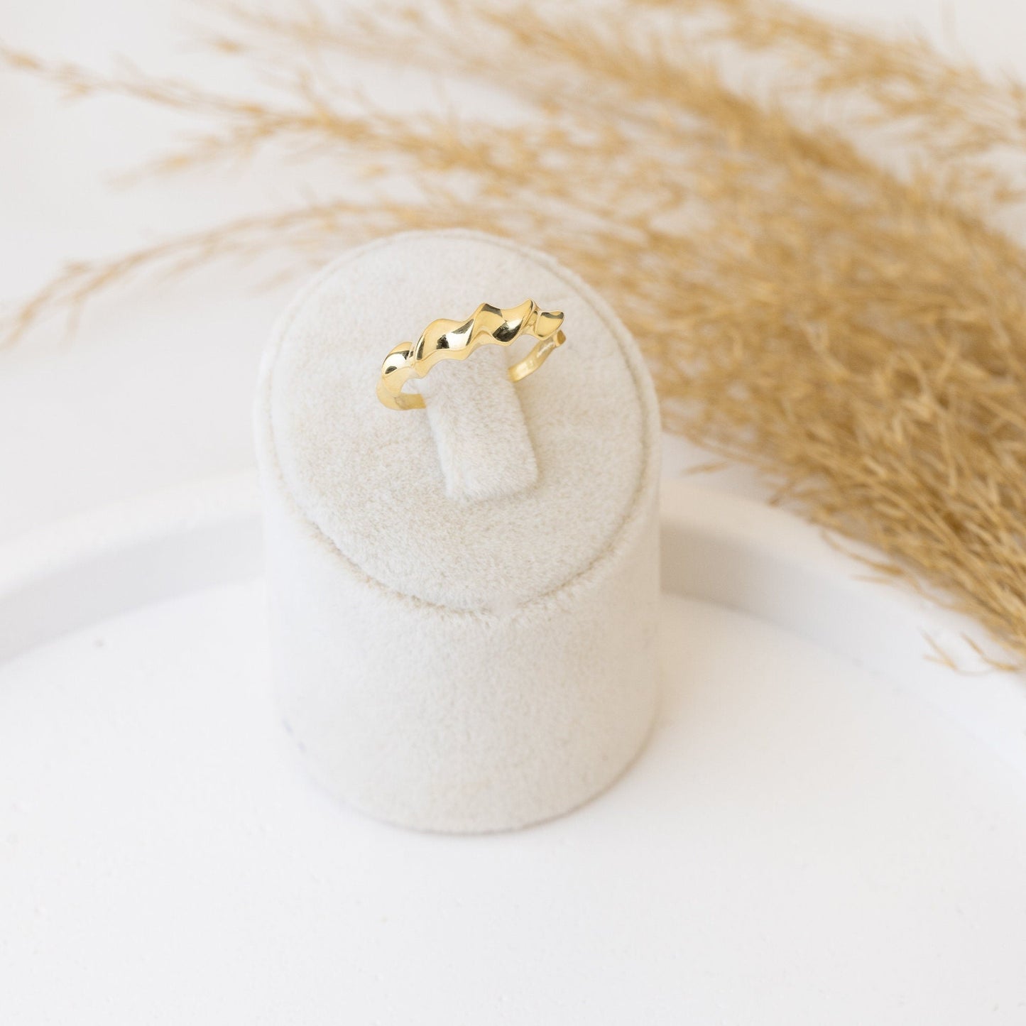 925 Sterling Silver Vintage Twisted Retro Style Ring