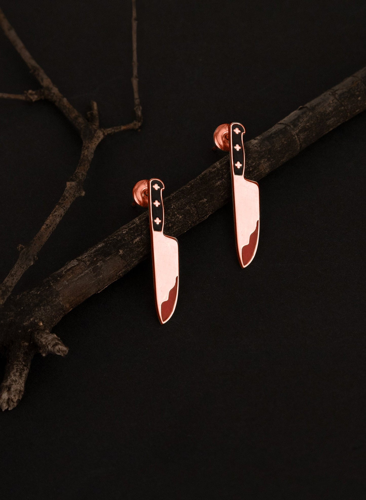 Knife Earrings - Bloody Ax Earrings - Cleaver Earrings - Halloween Jewelry