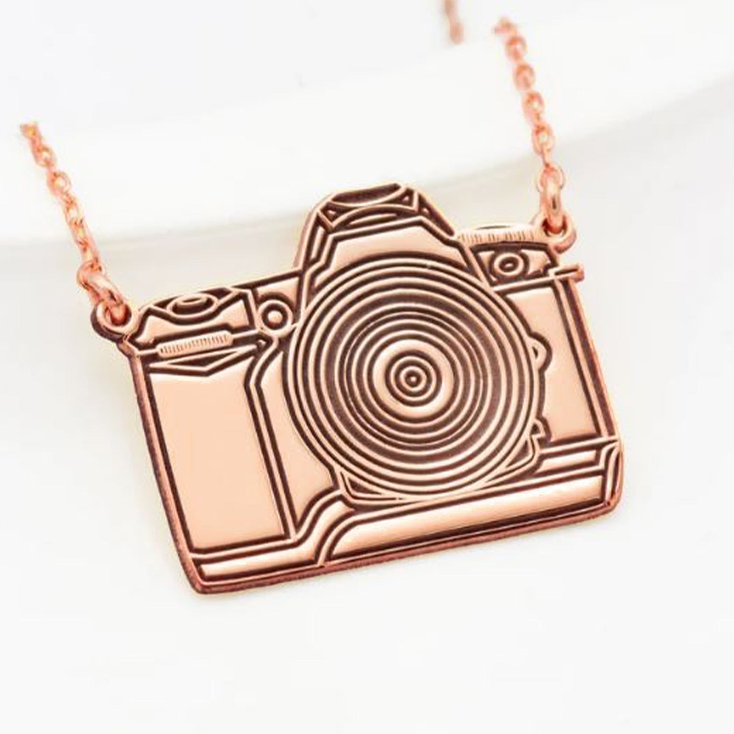 925 Sterling Silver Camera Neclace