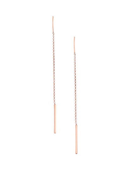 925 Sterling Silver Threader Chain Earrings