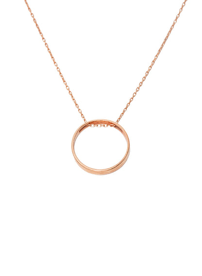 925 Sterling Silver Inner Circle Necklace