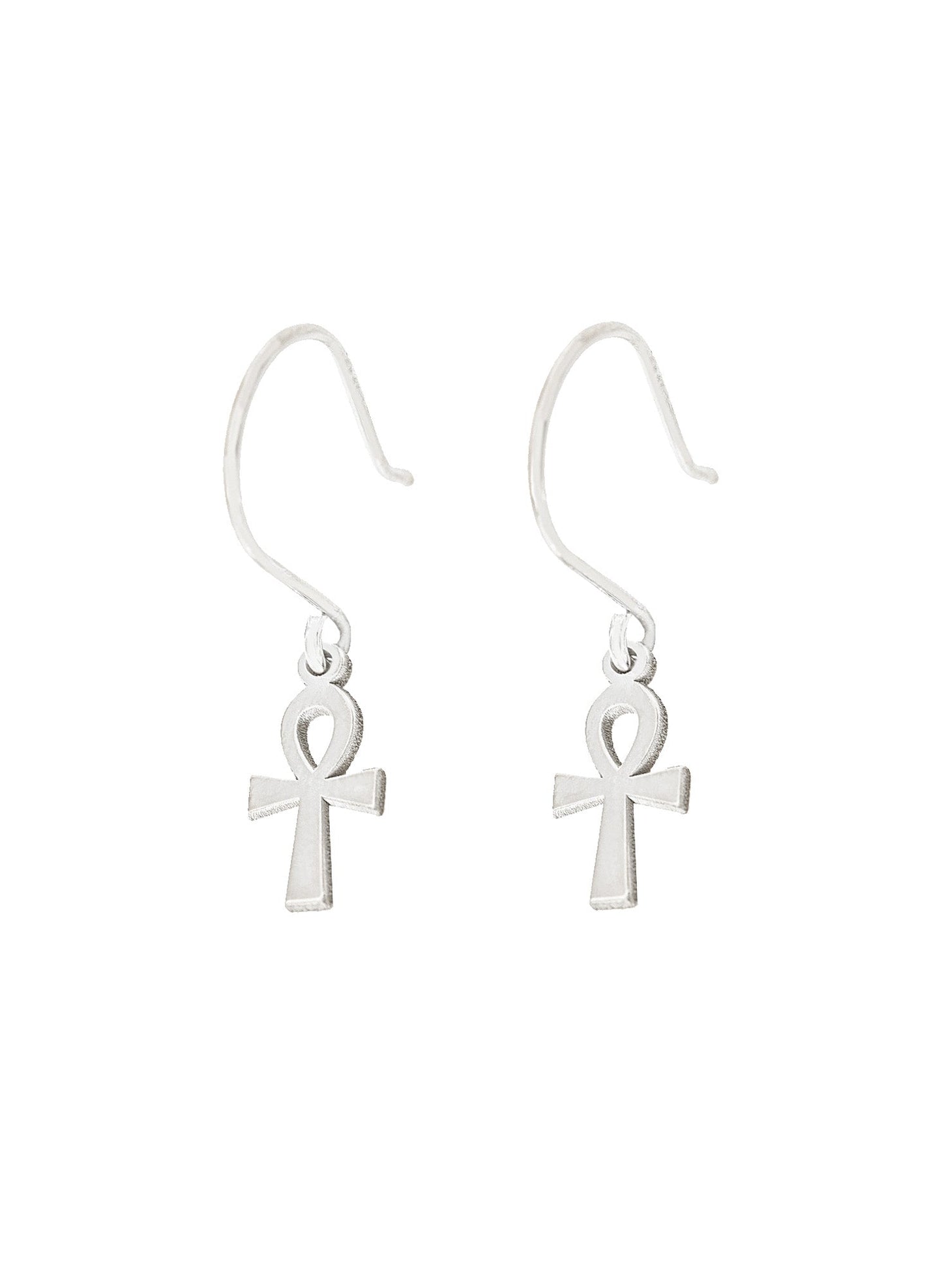 925 Sterling Silver The Ankh Earring
