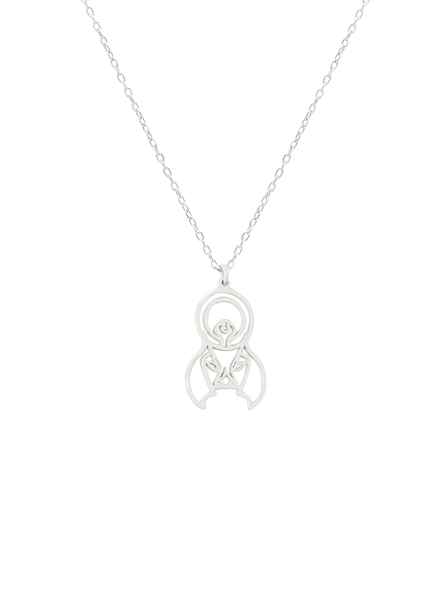 925 Sterling Silver Egypt Jewelry Ra Necklace