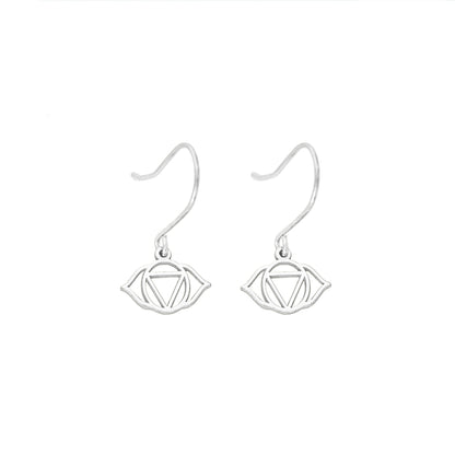 925 Sterling Silver Third Eye Chakra Earring