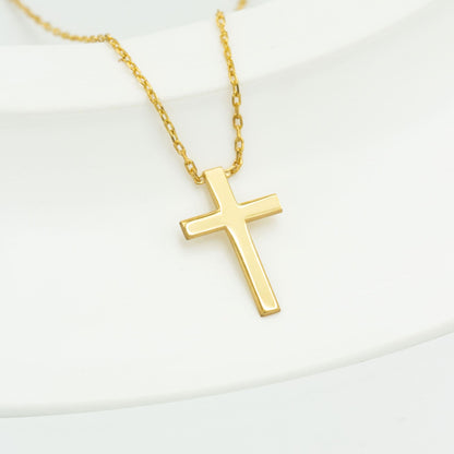 925 Sterling Silver Small Cross Necklace
